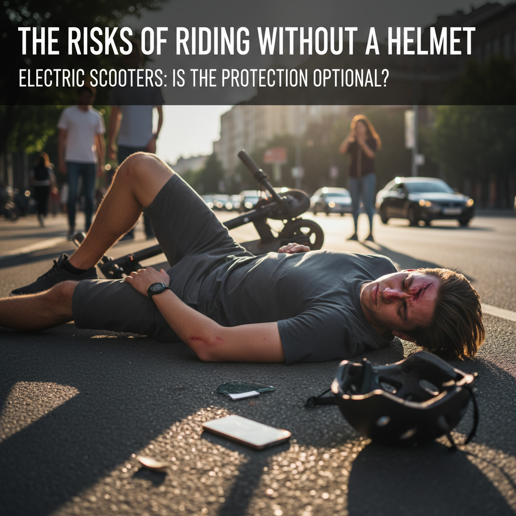 The Risks of Riding Without a Helmet - do you need a helmet to ride an electric scooter