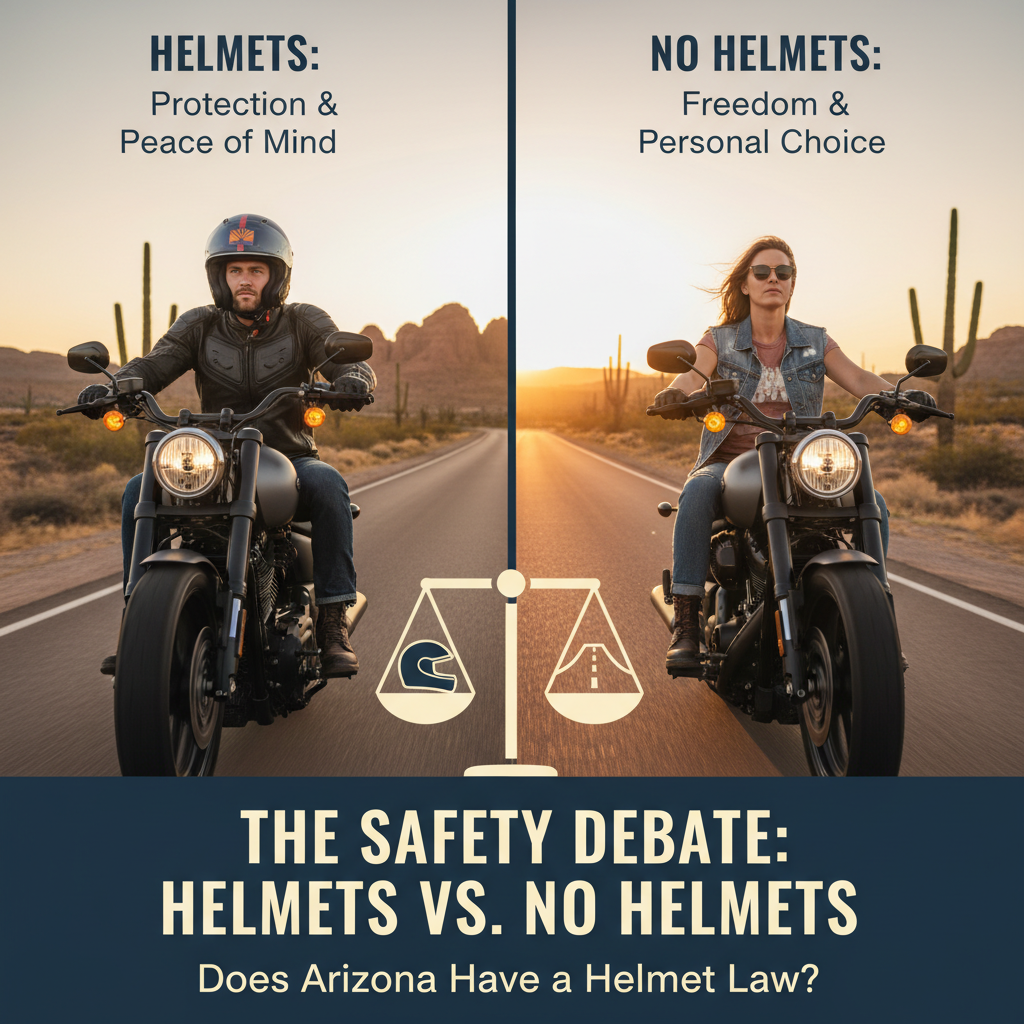 The Safety Debate: Helmets vs. No Helmets - does arizona have helmet law