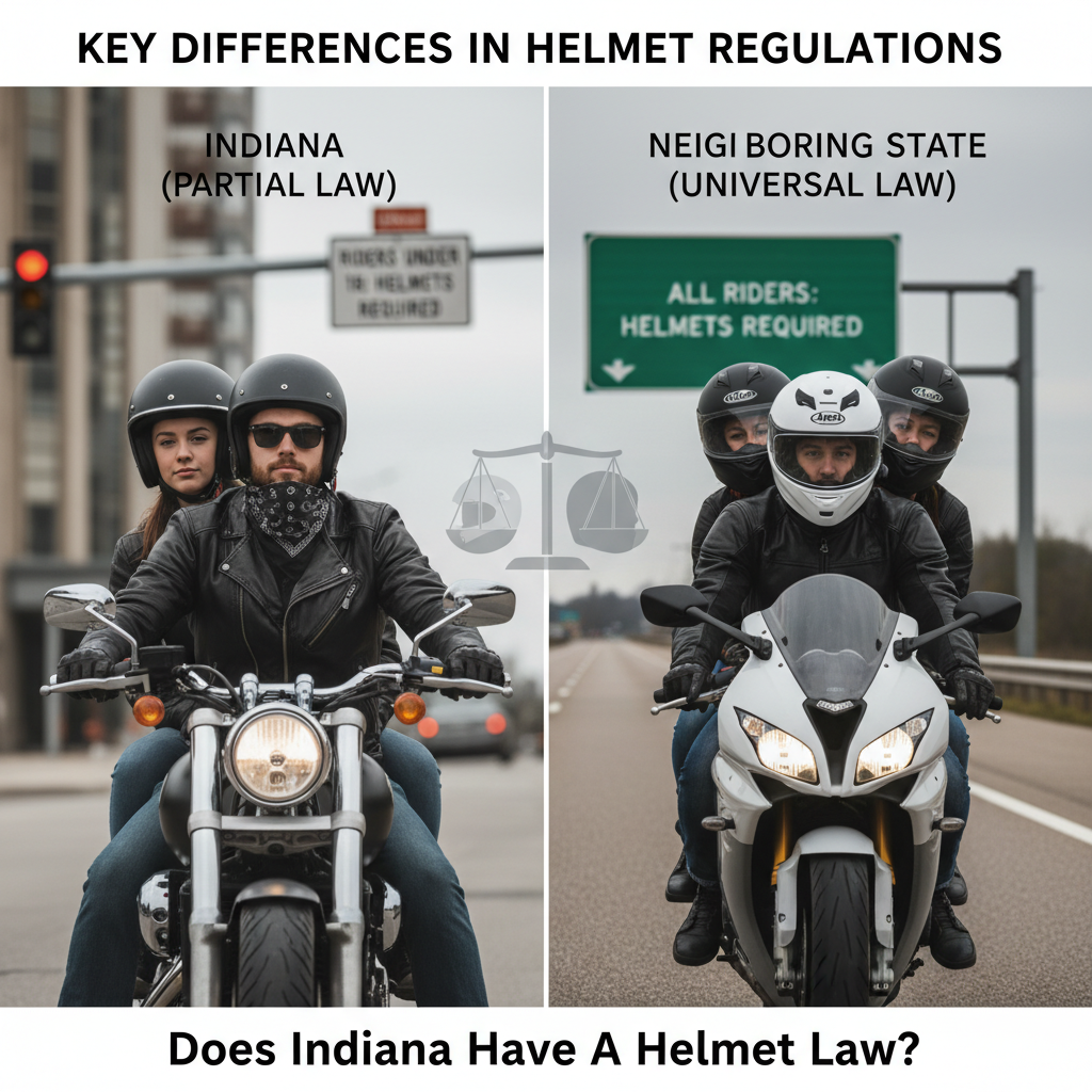 Key Differences in Helmet Regulations - does indiana have a helmet law