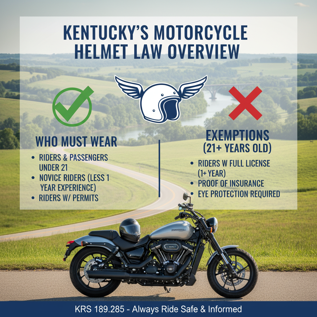 Overview of Kentucky's Helmet Law - does kentucky have a helmet law for motorcycles