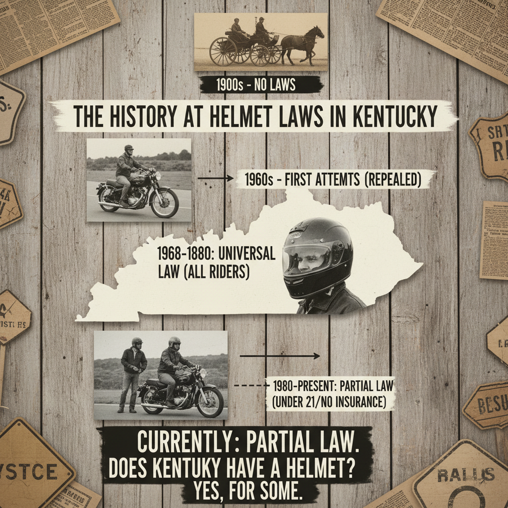 The History of Helmet Laws in Kentucky - does kentucky have a helmet law