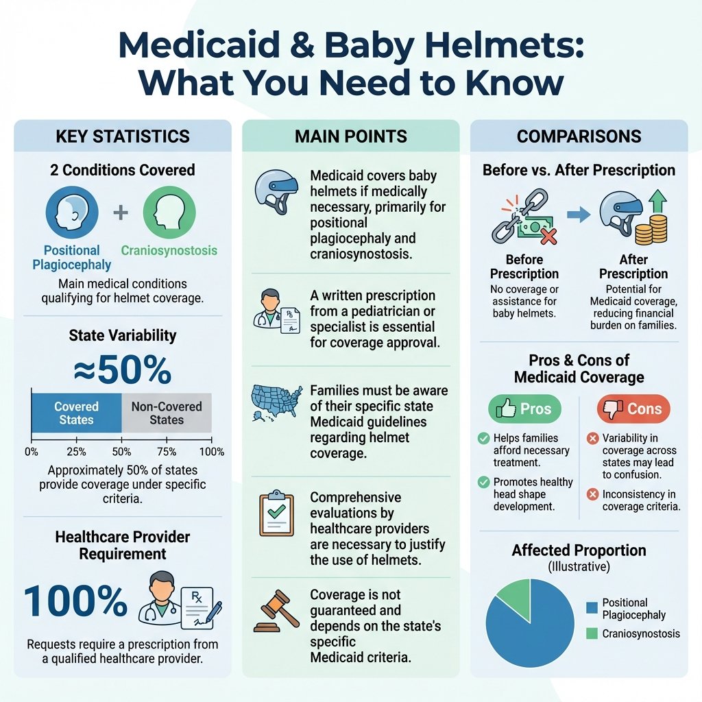 does medicaid cover helmets for babies - Data Infographic and Statistics