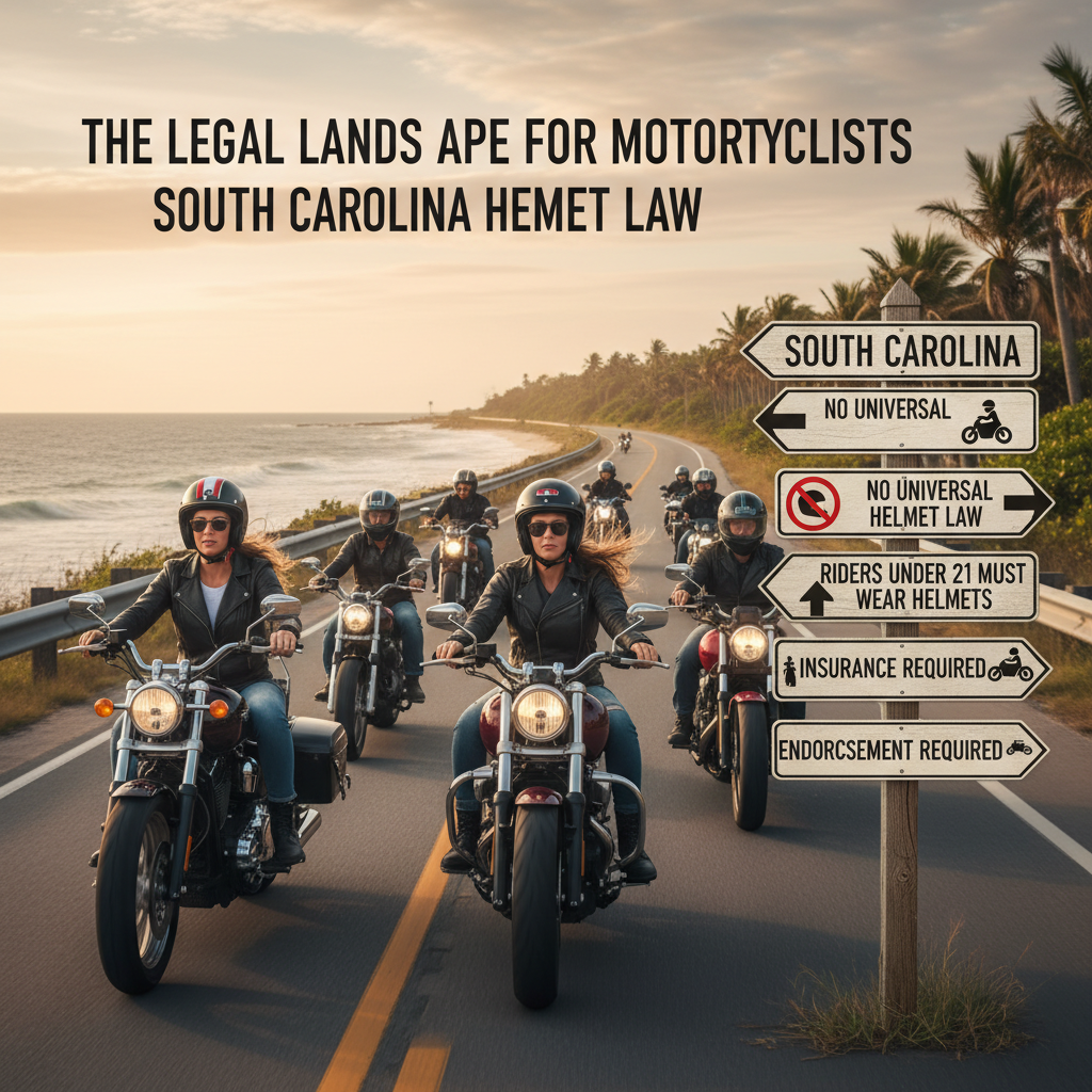 The Legal Landscape for Motorcyclists The Legal Landscape for Motorcyclists - does south carolina have a helmet law