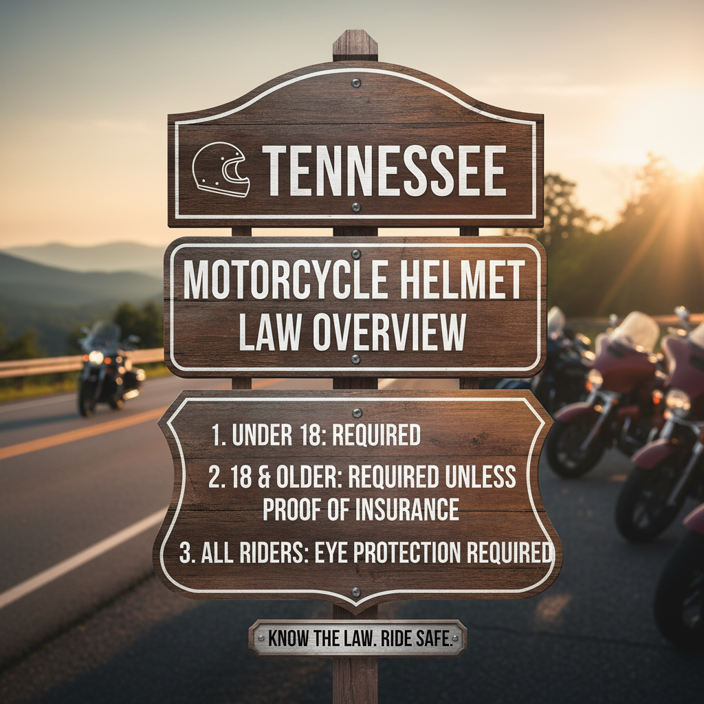 Overview of Tennessee's Motorcycle Helmet Law - does tennessee have a motorcycle helmet law