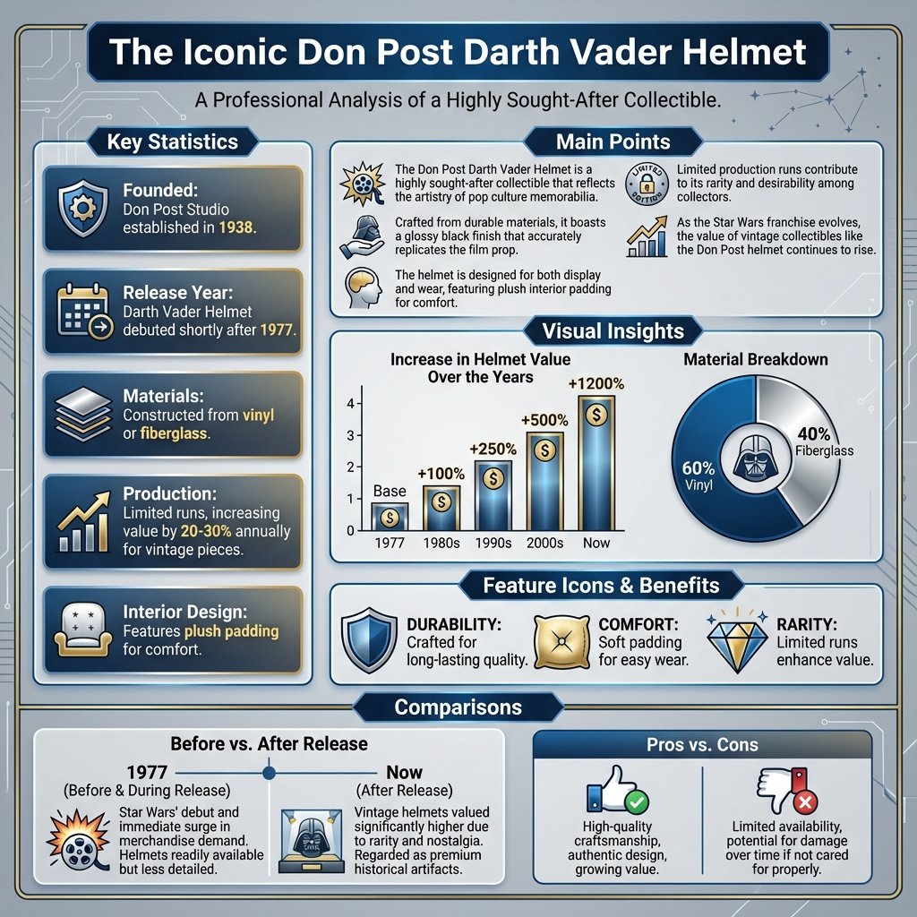 don post darth vader helmet - Data Infographic and Statistics