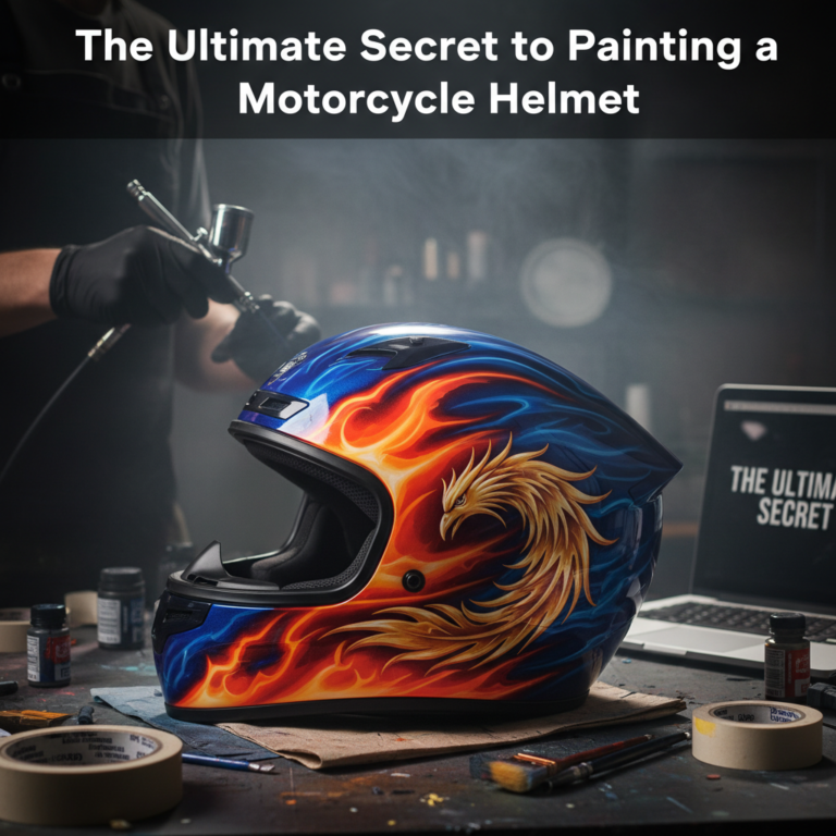 The Ultimate Secret to Painting a Motorcycle Helmet