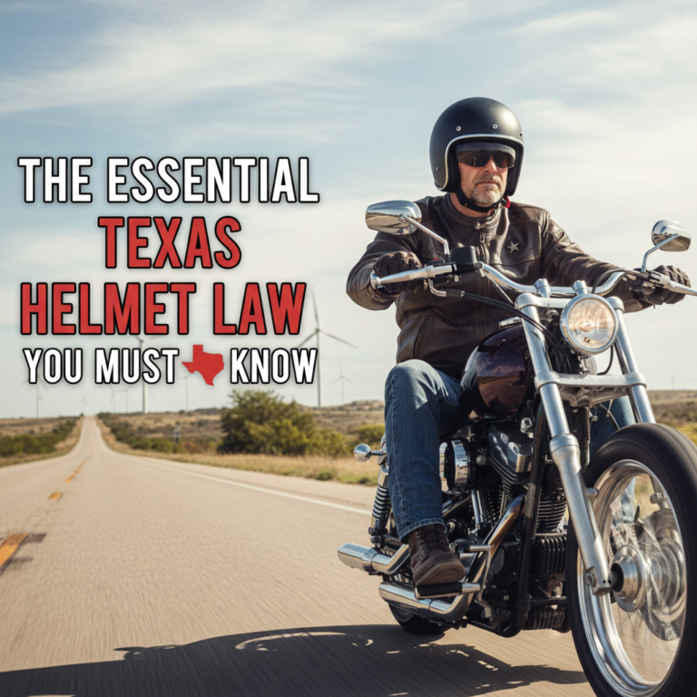 The Essential Texas Helmet Law You Must Know