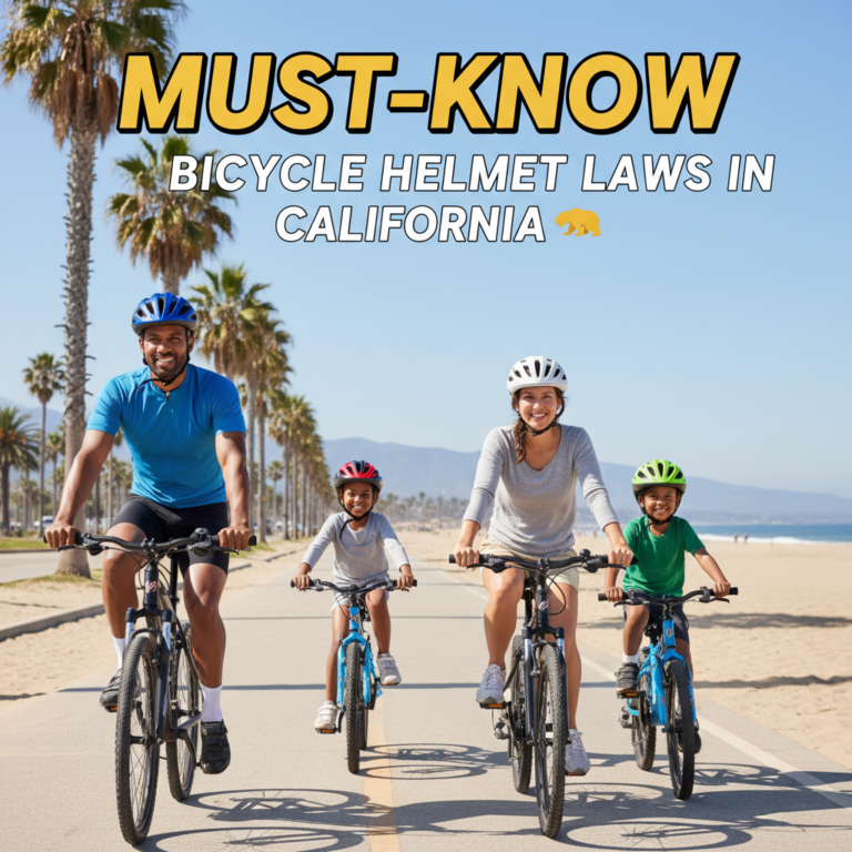 **Must-Know Bicycle Helmet Laws in California**