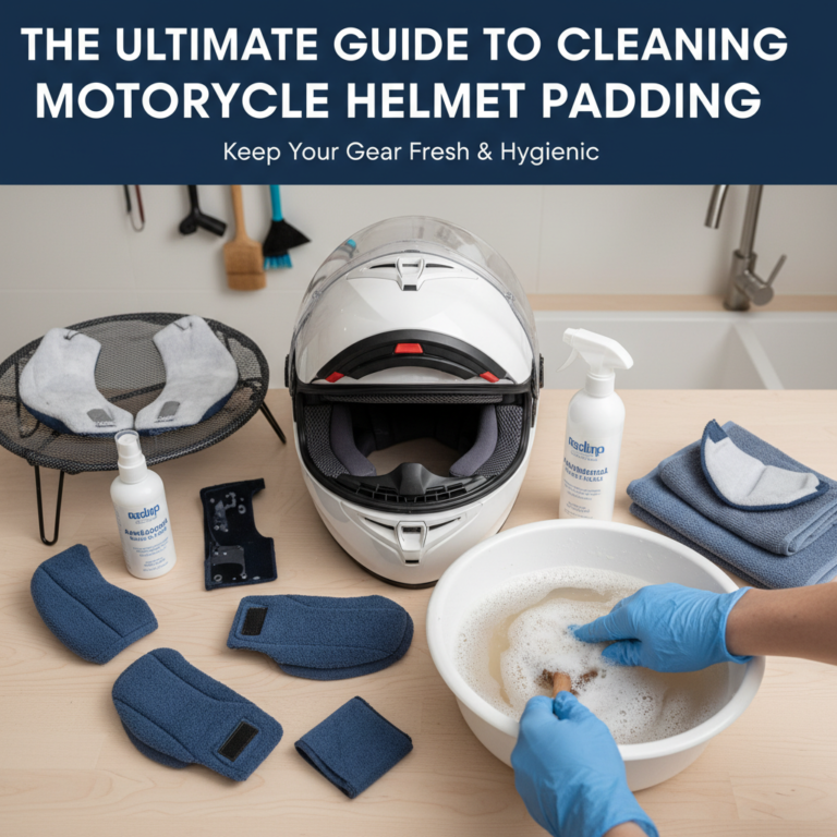 The Ultimate Guide to Cleaning Motorcycle Helmet Padding