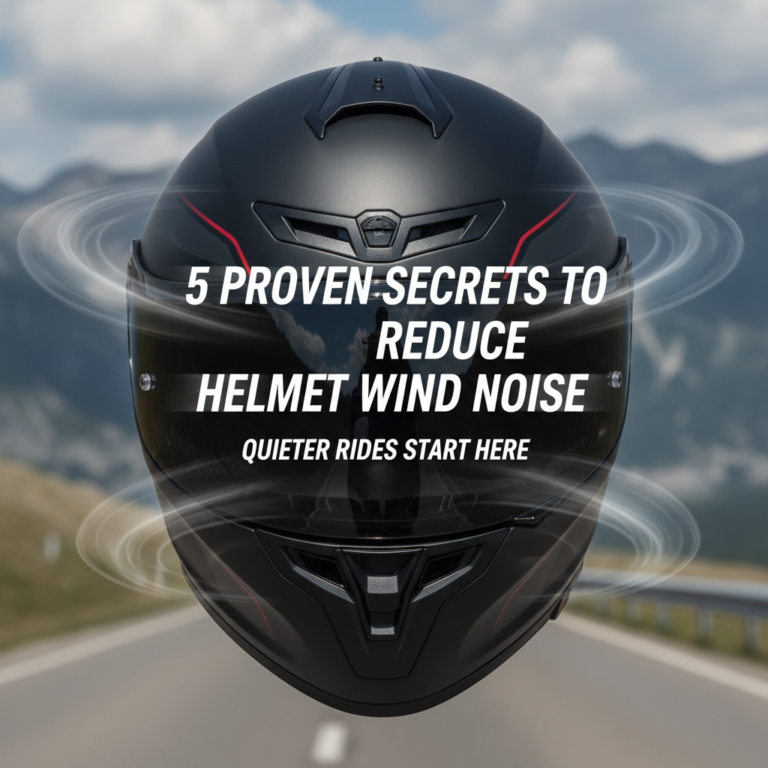 5 Proven Secrets to Reduce Helmet Wind Noise