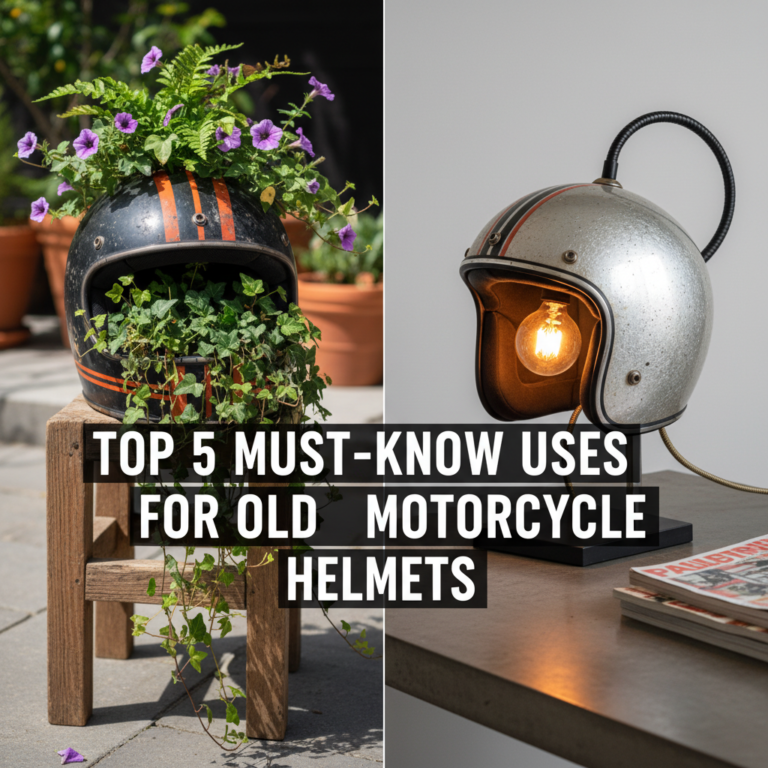 Top 5 Must-Know Uses for Old Motorcycle Helmets