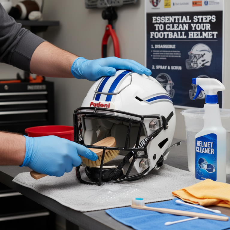 Essential Steps to Clean Your Football Helmet Now