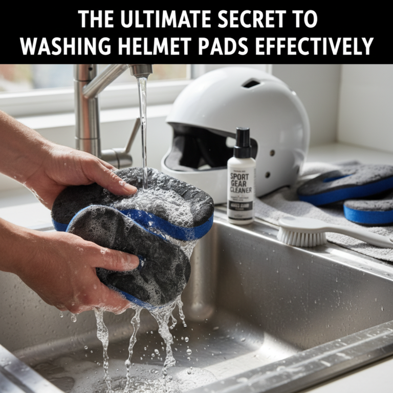 The Ultimate Secret to Washing Helmet Pads Effectively