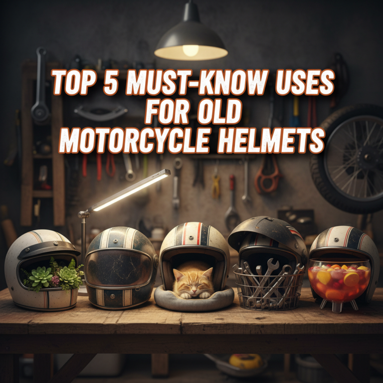 Top 5 Must-Know Uses for Old Motorcycle Helmets