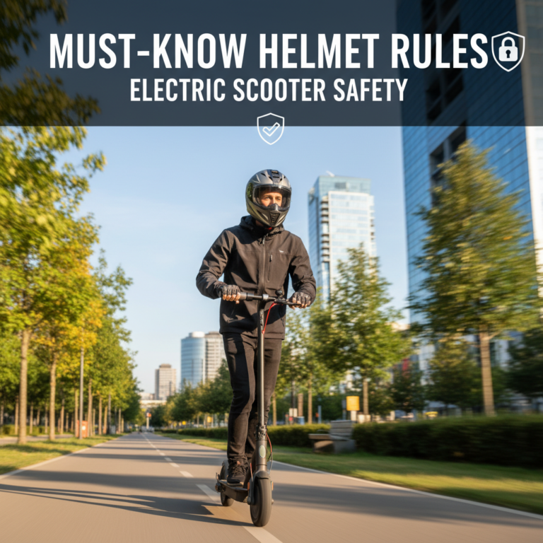 **Must-Know Helmet Rules for Electric Scooter Safety**