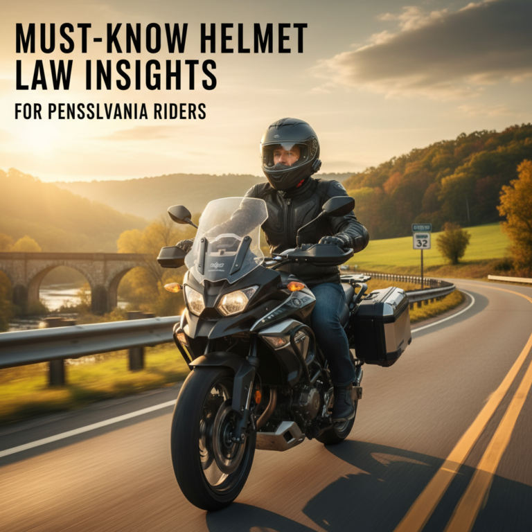 Must-Know Helmet Law Insights for Pennsylvania Riders
