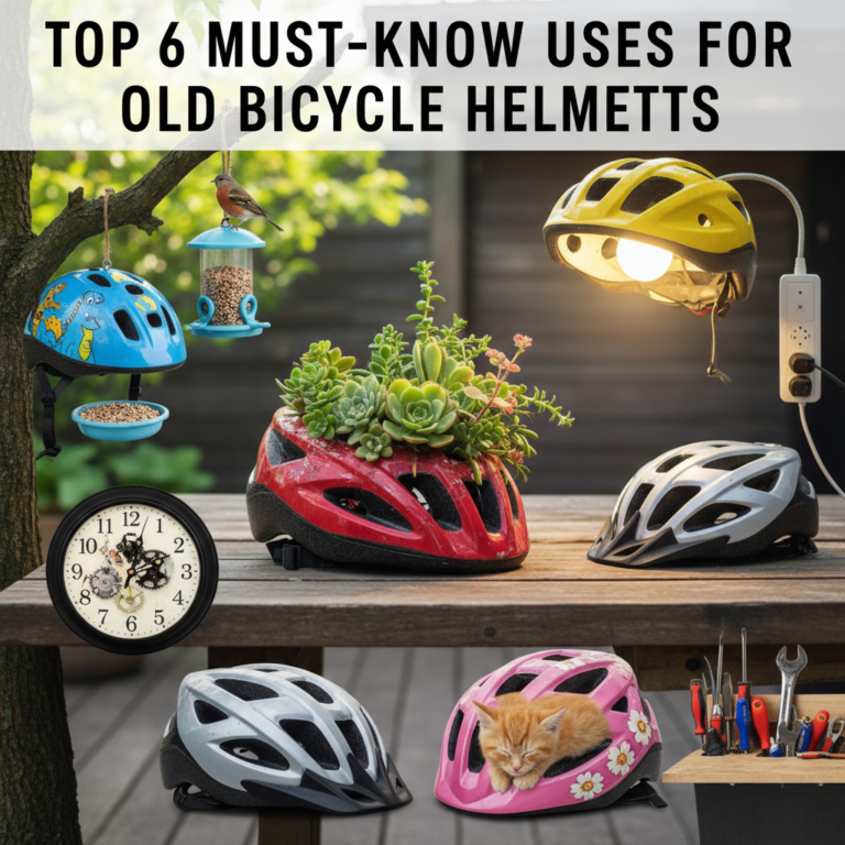 Top 6 Must-Know Uses for Old Bicycle Helmets