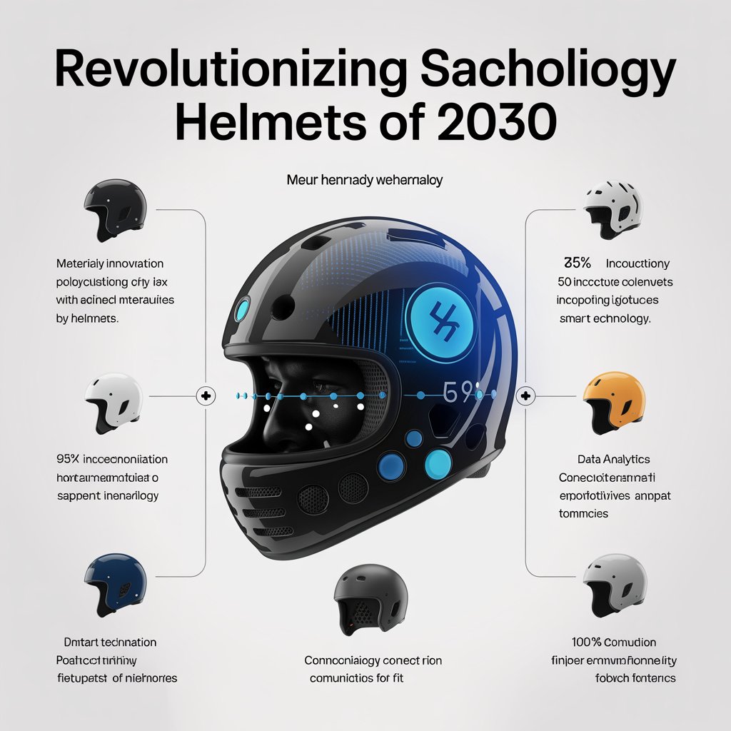 Future of Helmet Technology in 2030 - Data Infographic and Statistics