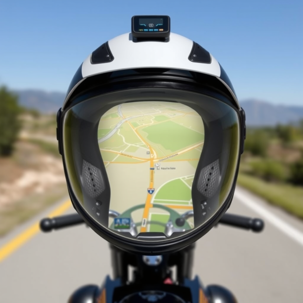 Benefits of GPS Navigation in Helmets - GPS Navigation Systems Built Into Helmets