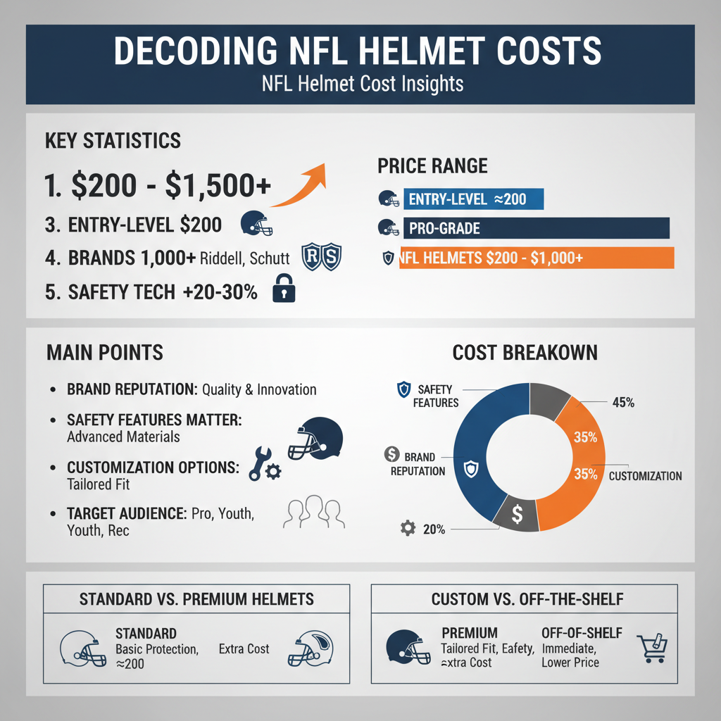 how much does an nfl helmet cost - Data Infographic and Statistics
