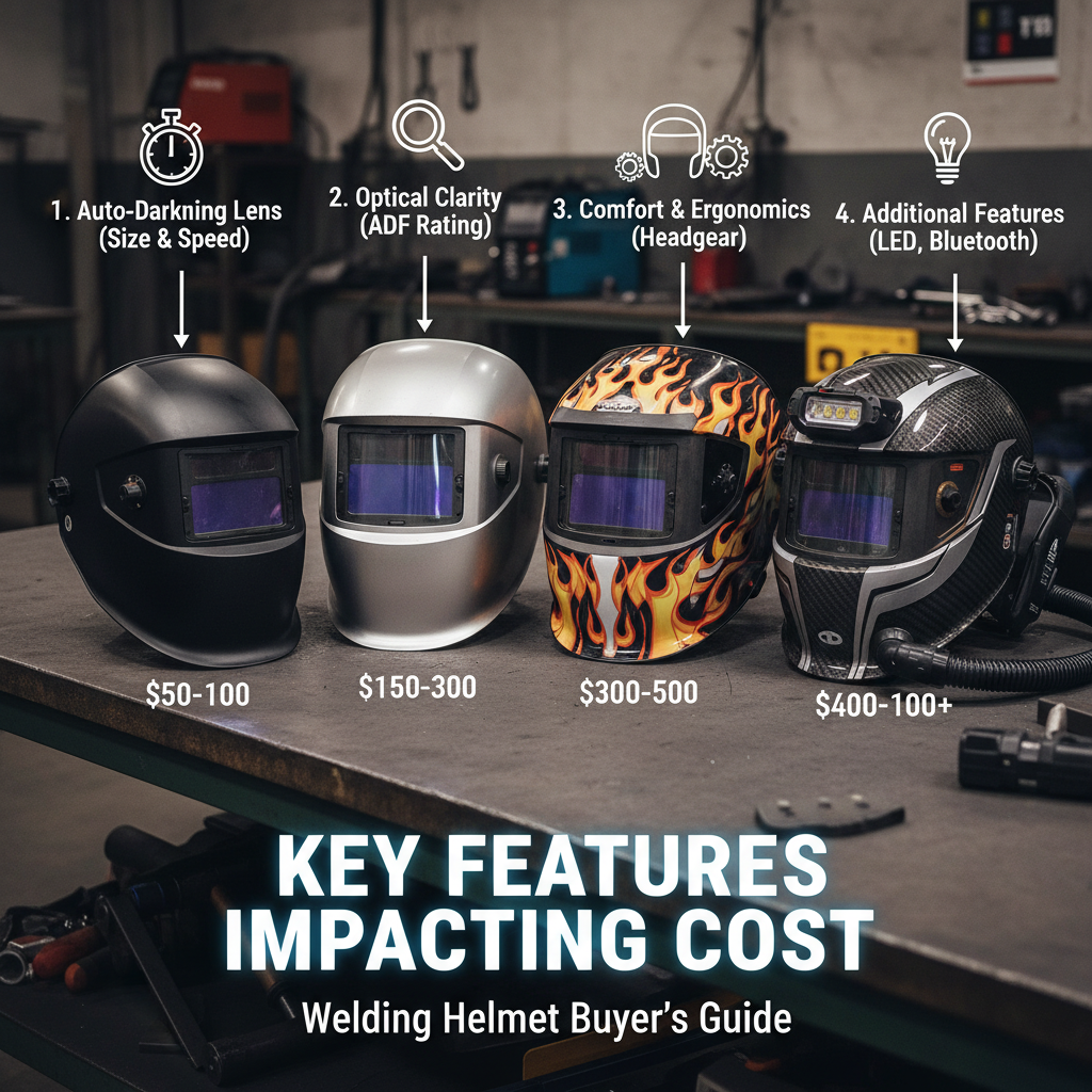 Key Features Impacting Cost - how much is a welding helmet