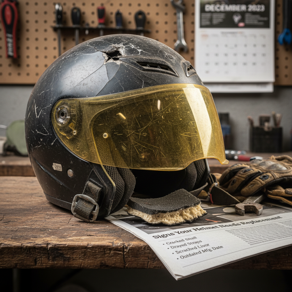 Signs Your Helmet Needs Replacement Signs Your Helmet Needs Replacement - how often should you replace a motorcycle helmet