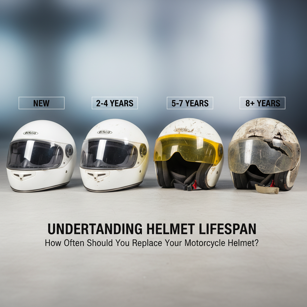 Understanding Helmet Lifespan Understanding Helmet Lifespan - how often should you replace a motorcycle helmet