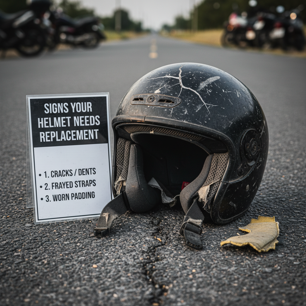 Signs Your Helmet Needs Replacement - how often should you replace motorcycle helmet