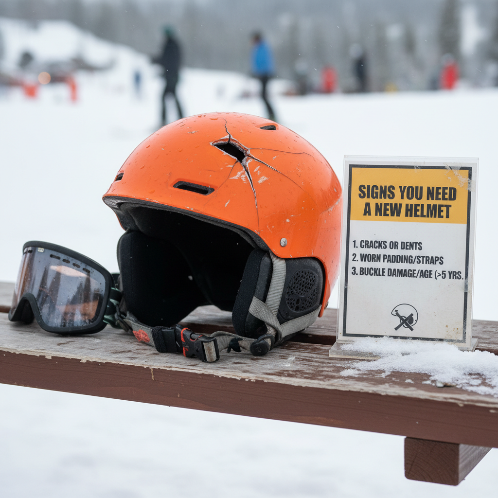 Signs You Need a New Helmet - how often to replace ski helmet