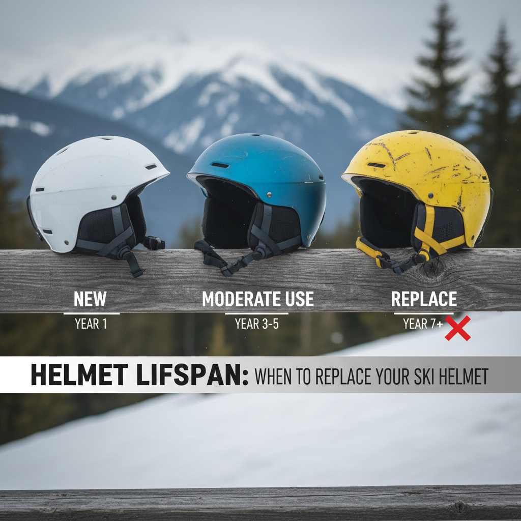 Understanding Helmet Lifespan - how often to replace ski helmet