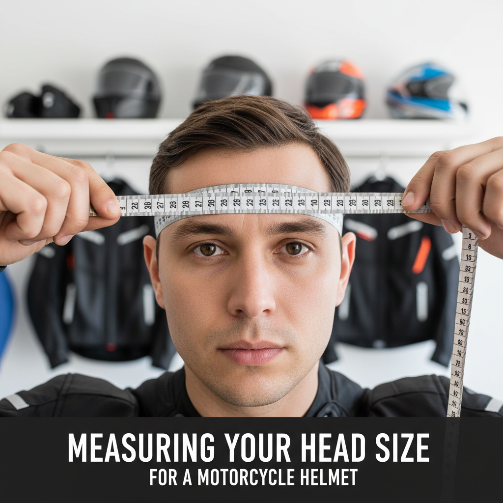 Measuring Your Head Size - how should a helmet fit motorcycle