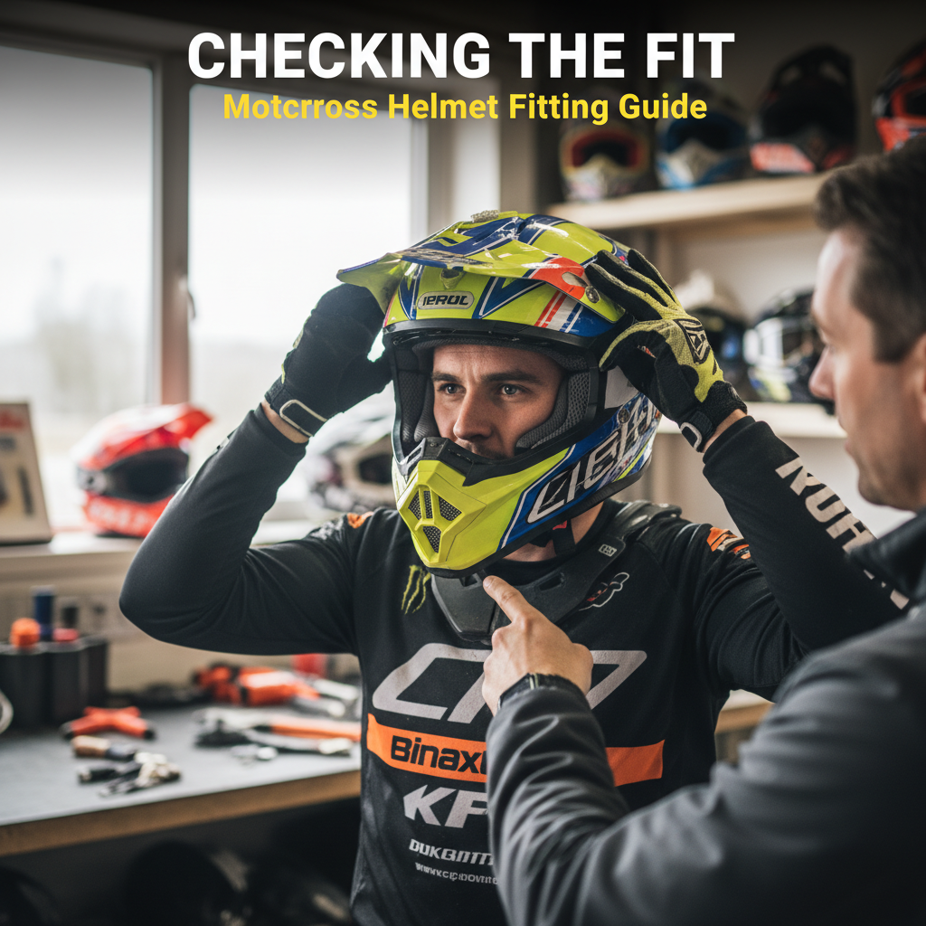 Checking the Fit - how should a motocross helmet fit