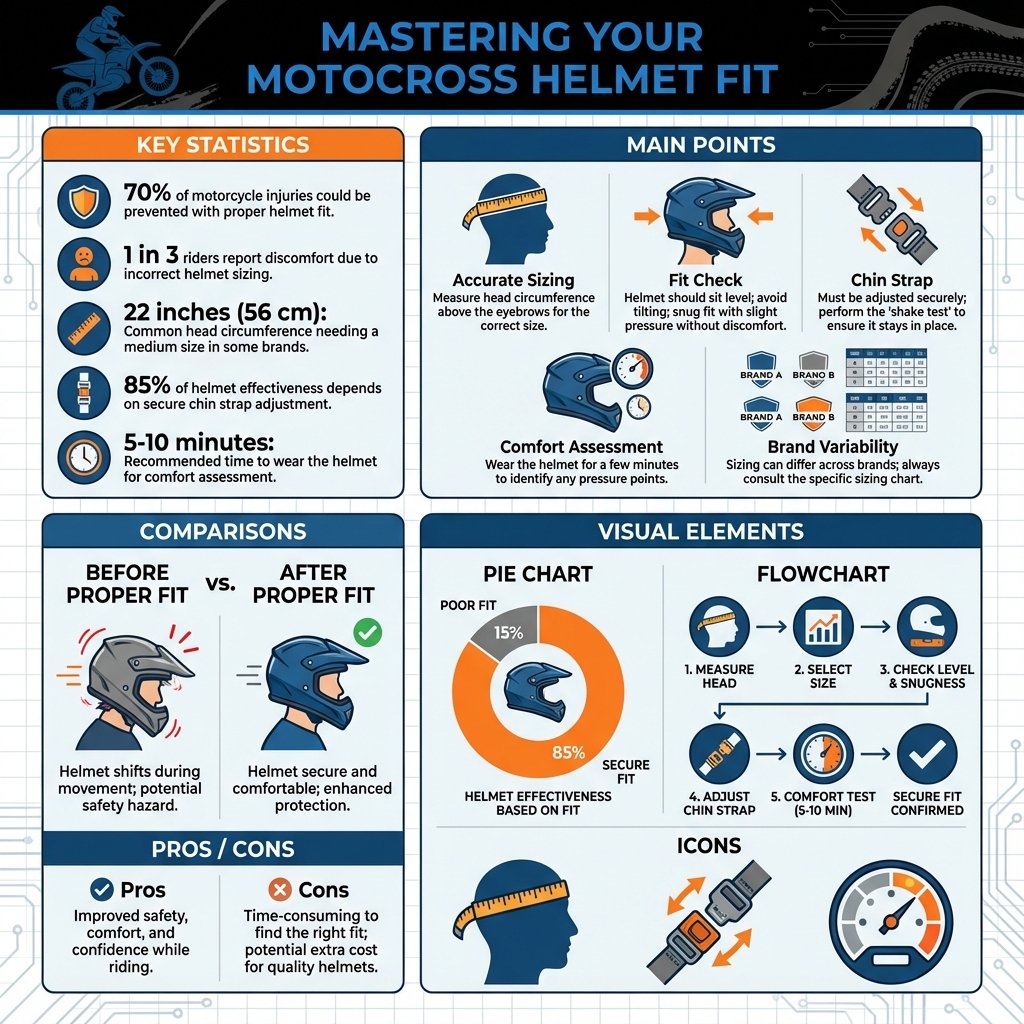 how should a motocross helmet fit - Data Infographic and Statistics