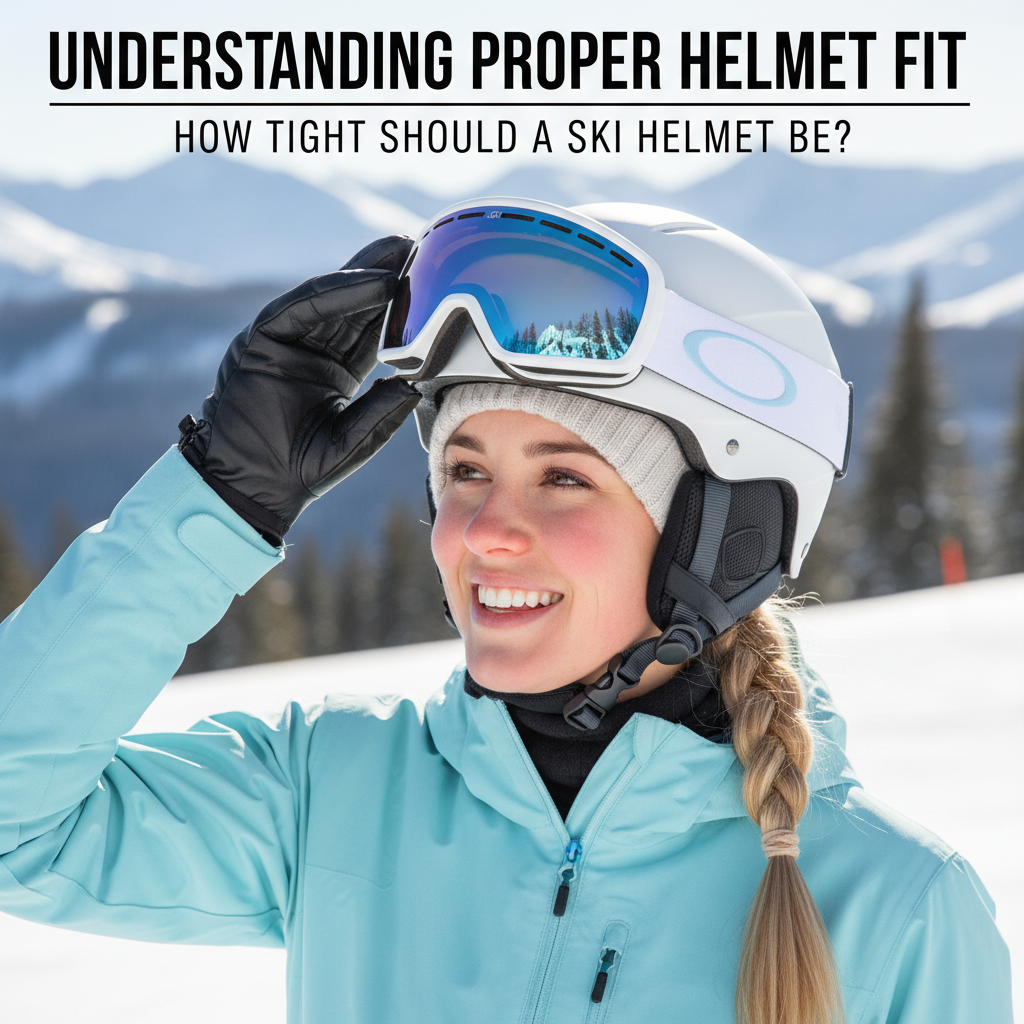 Understanding Proper Helmet Fit - how tight should a ski helmet be