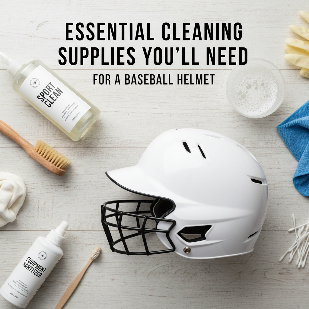 Essential Cleaning Supplies You’ll Need - how to clean a baseball helmet