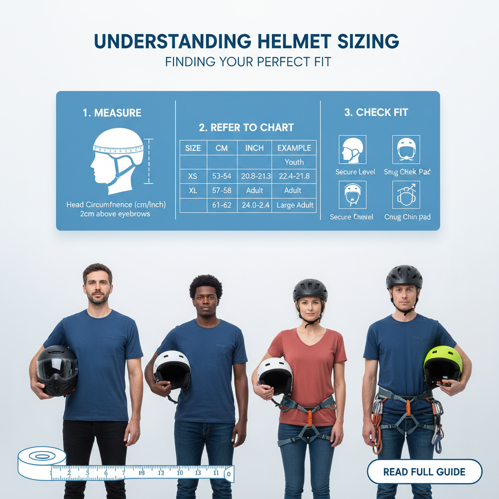 Understanding Helmet Sizing - how to know your helmet size