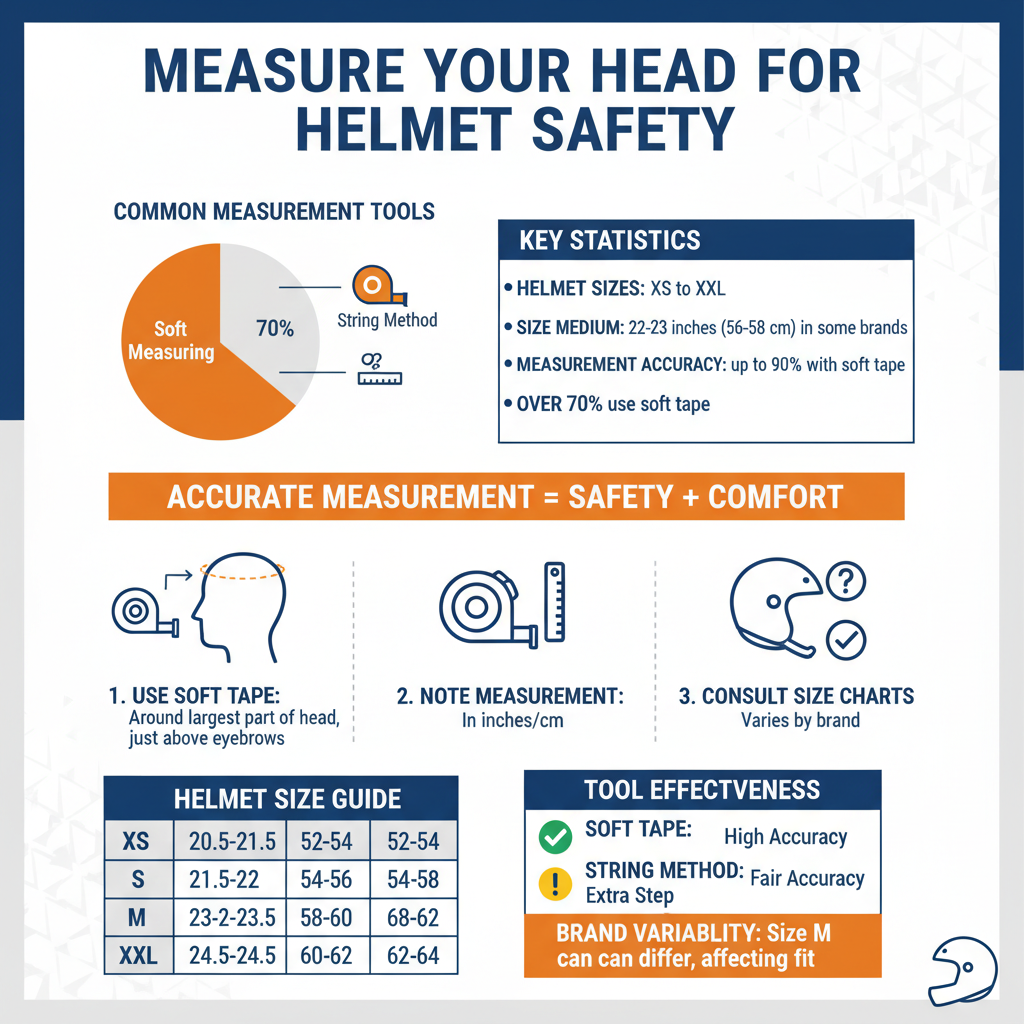 how to measure for a motorcycle helmet - Data Infographic and Statistics