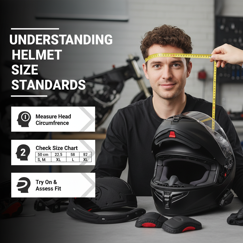 Understanding Helmet Size Standards - how to measure for a motorcycle helmet