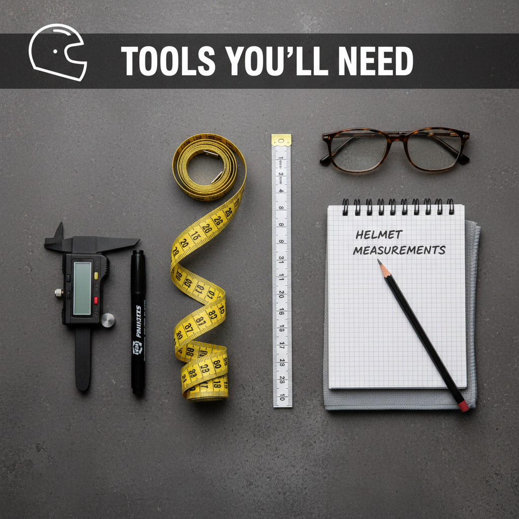 Tools You'll Need - how to measure head for helmet motorcycle