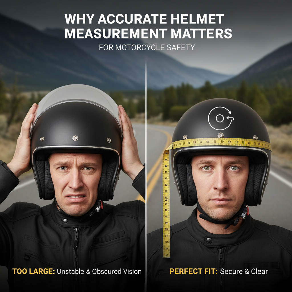 Why Accurate Helmet Measurement Matters - how to measure head for helmet motorcycle