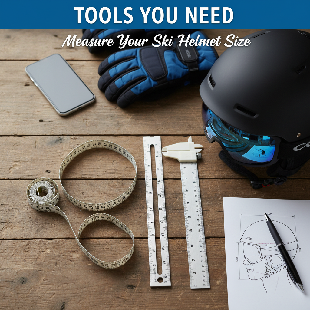 Tools You Need - how to measure ski helmet size