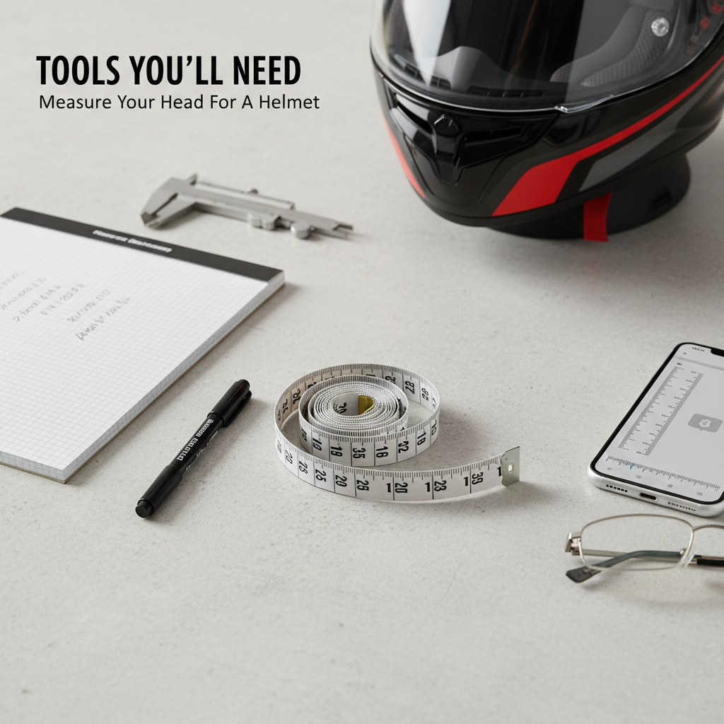 Tools You’ll Need - how to measure your head for a helmet