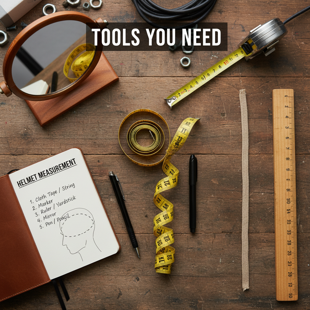 Tools You Need - how to measure your head size for a helmet