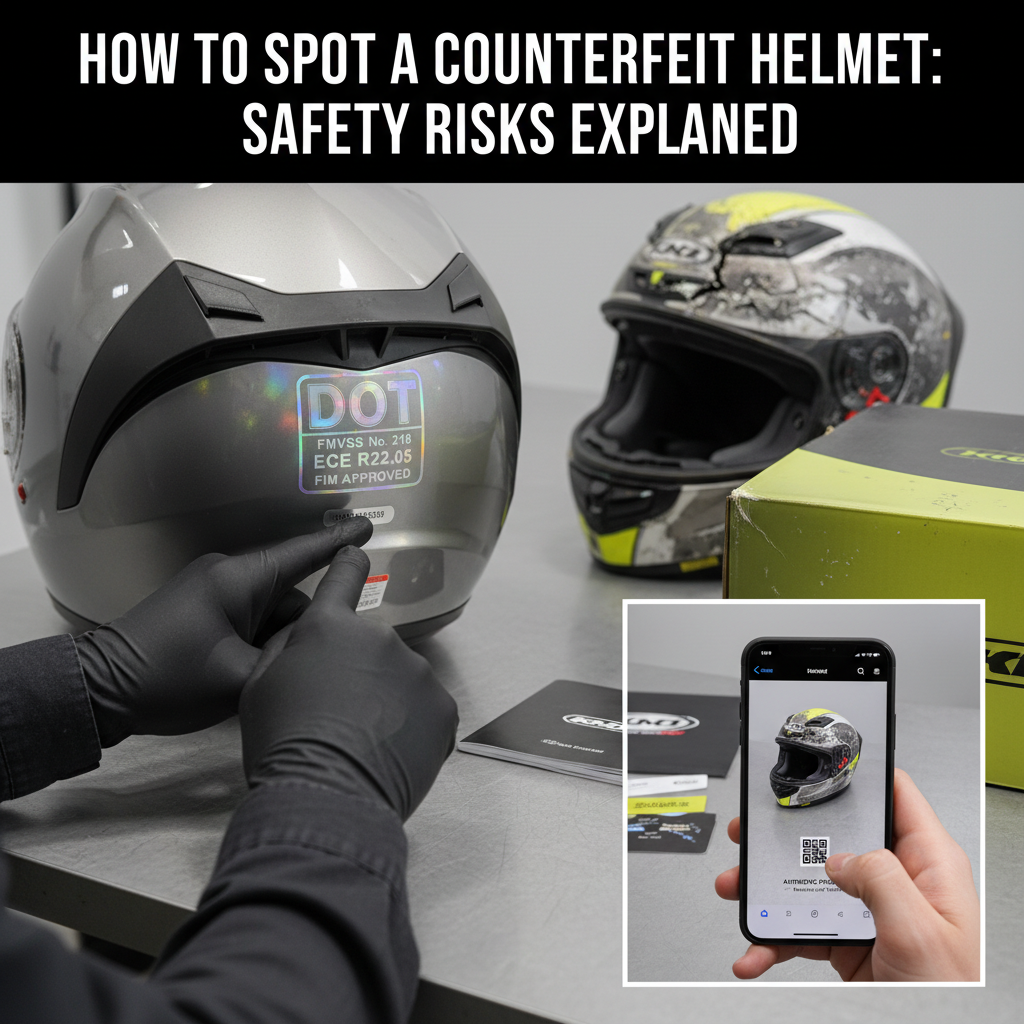 How to Verify Helmet Authenticity - How to Spot a Counterfeit Helmet: Safety Risks Explained