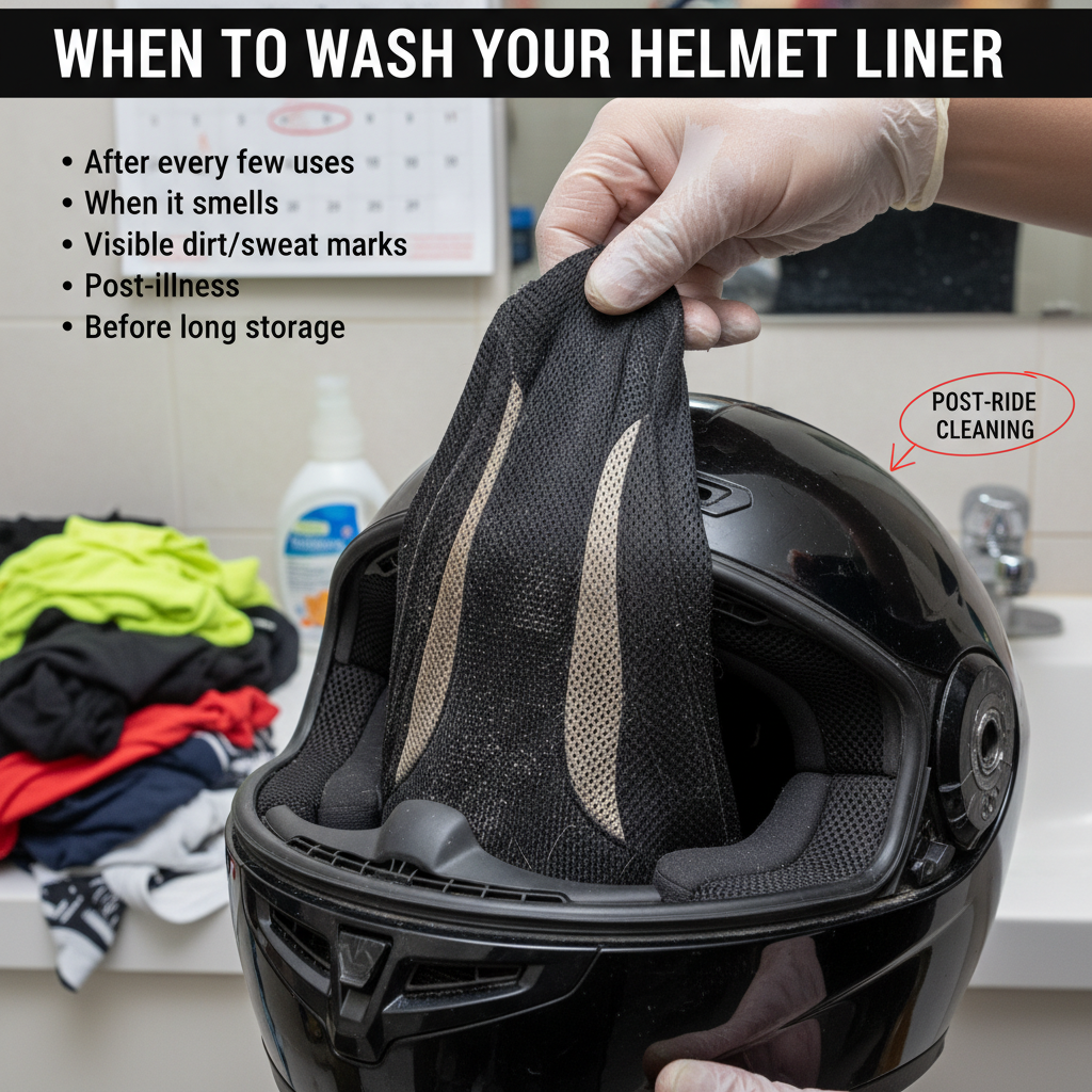 When to Wash Your Helmet Liner - how to wash a helmet liner
