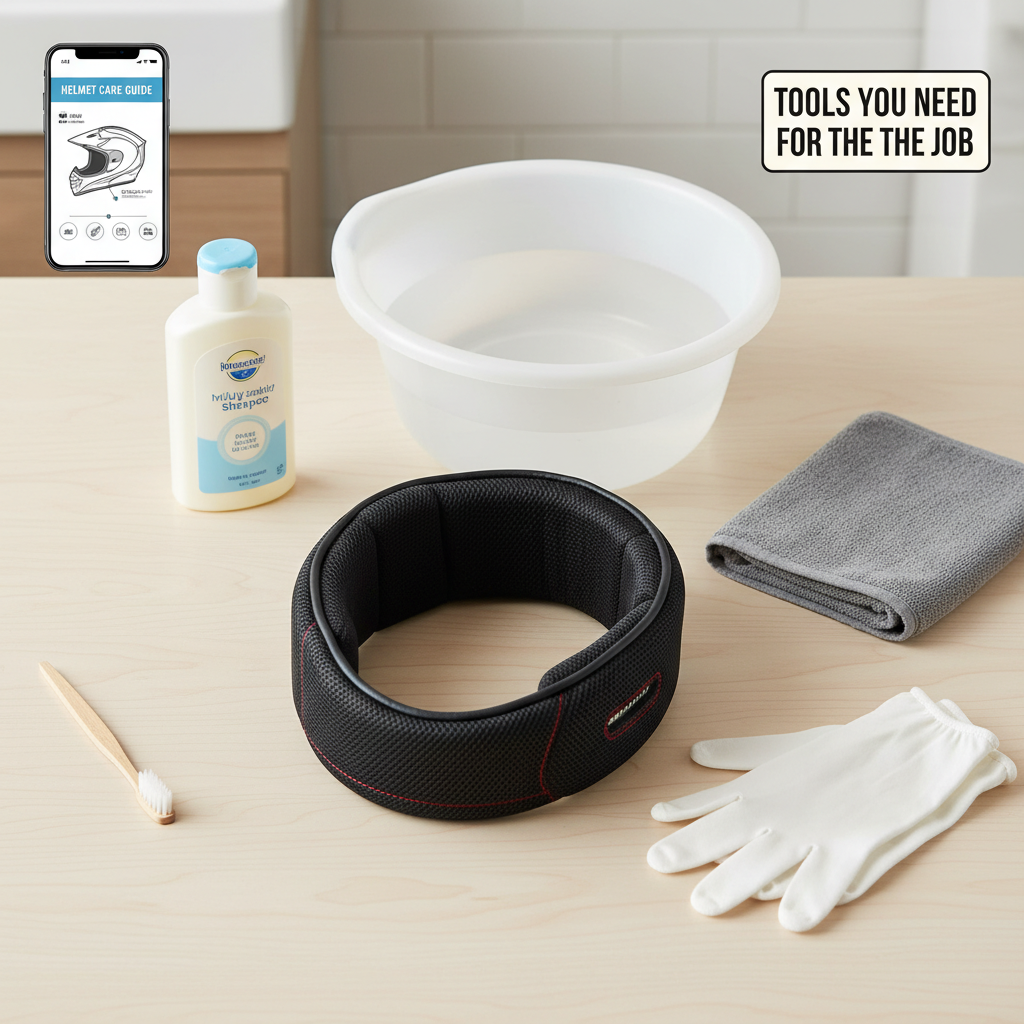Tools You Need for the Job - how to wash helmet liner