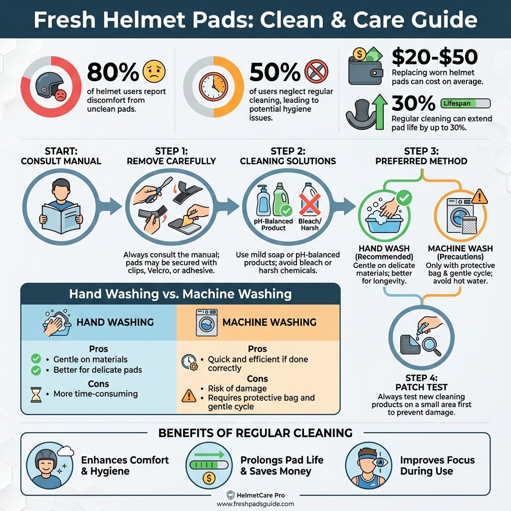 how to wash helmet pads - Data Infographic and Statistics