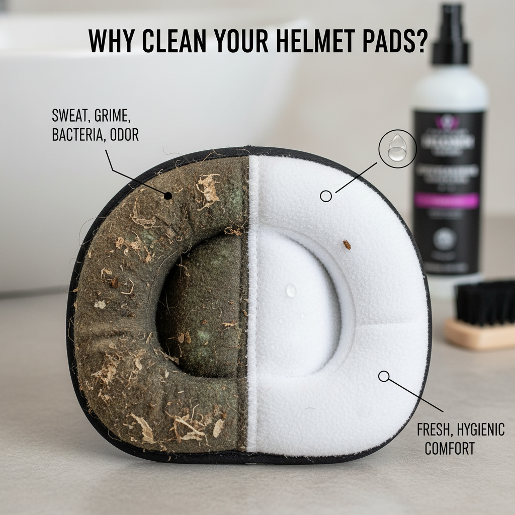 Why Clean Your Helmet Pads? - how to wash helmet pads