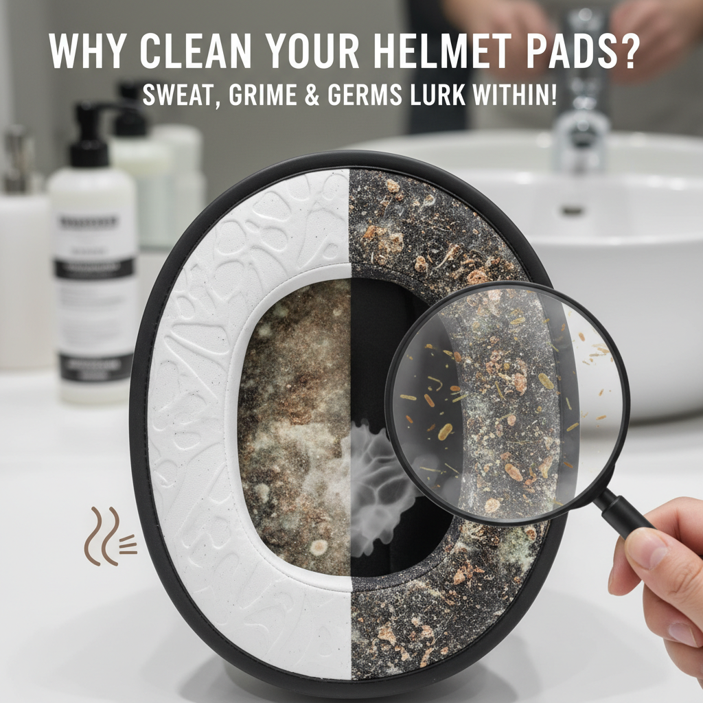 Why Clean Your Helmet Pads? - how to wash motorcycle helmet pads