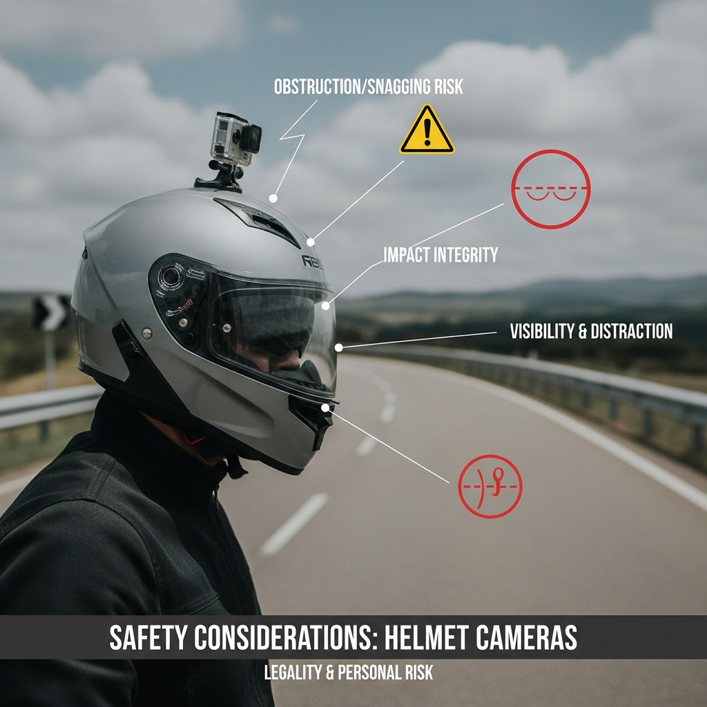 Safety Considerations Safety Considerations - is it illegal to have a camera on your helmet